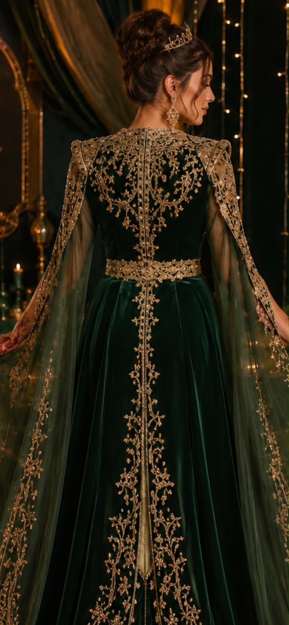 Ela Sultan Kına kaftan Elabisesi